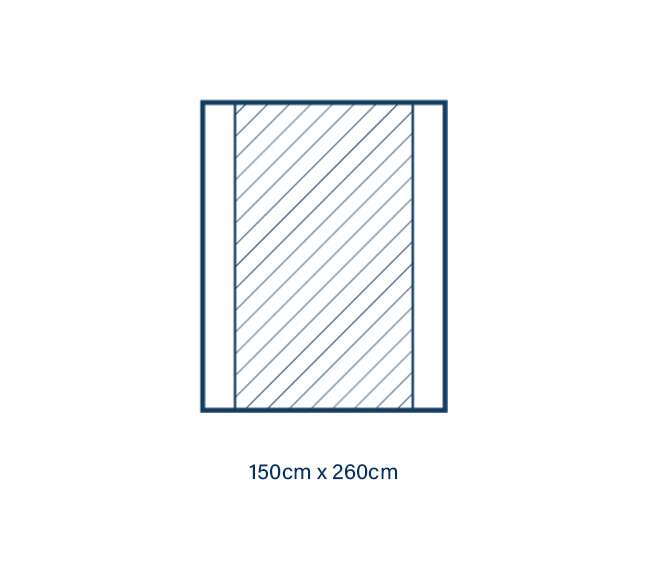 ALPHAtex Чохол для інструментального столу 260х150 см, стерильний, ZARYS